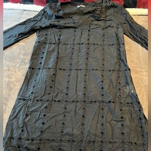 Black swim suit coverup